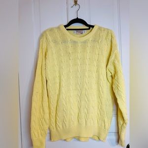 Vintage 80s knit spring sweater from The Fox Collection